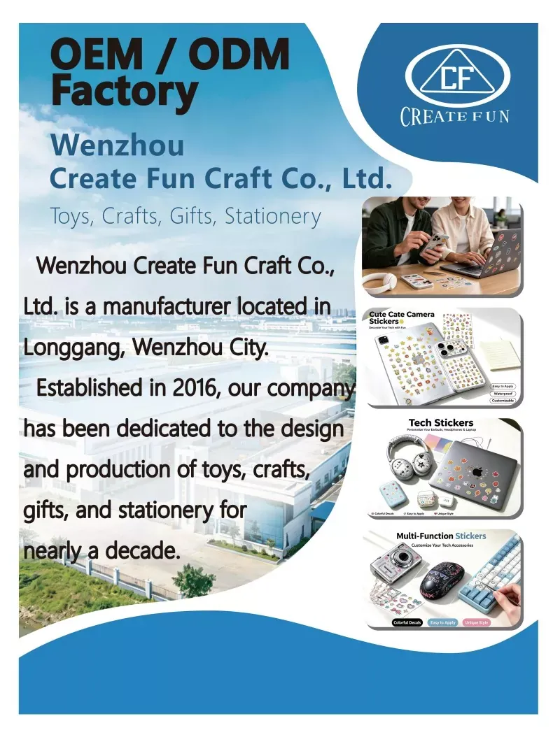 Ôn Châu Create Fun Craft Co., Ltd. Tỏa sáng tại Hội chợ triển lãm toàn cầu: Thập kỷ đổi mới về nhãn dán tùy chỉnh và đồ chơi tự làm